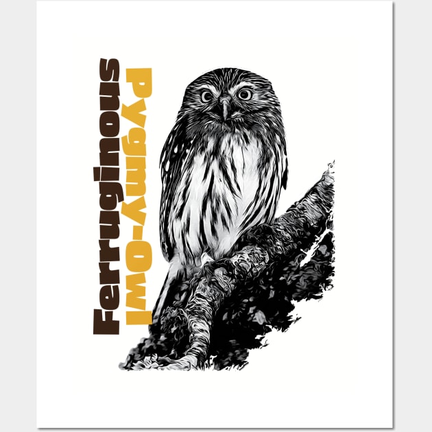 Ferruginous Pygmy-Owl Wall Art by Ripples of Time